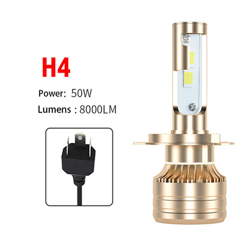 H1 H3 H7 faro LED del automóvil bombilla láser ultra brillante H4 lente de teleproximación convertida en faro image 3