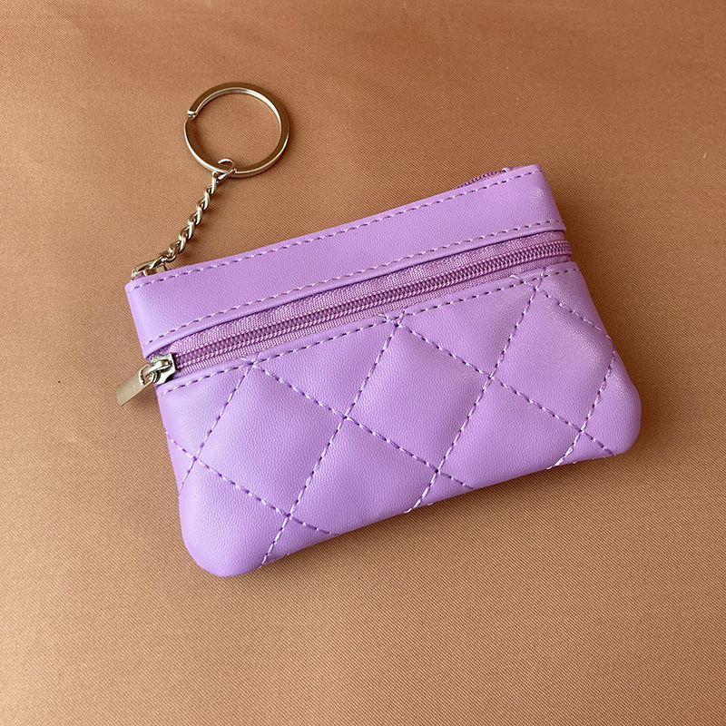 2022 New Arrival Rhomboid Card Holder Short Women's Korean Style Coin Purse Large Capacity Multi-Card Zipper Wallet_voghion.com