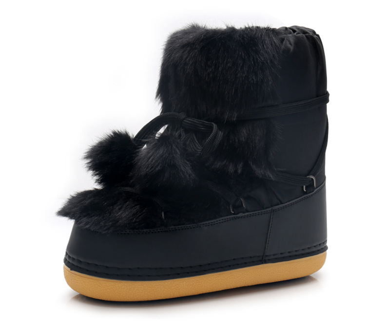 Demi-season non-slip space low boots