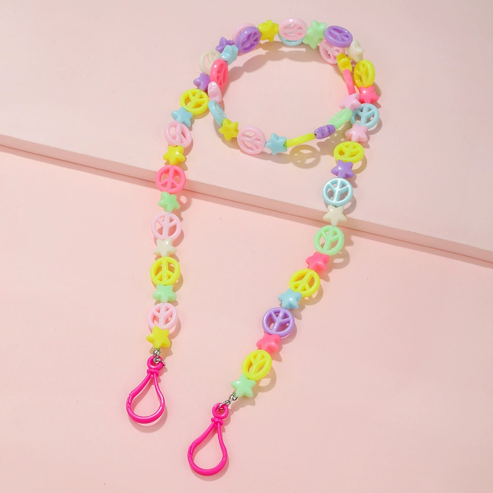 Chain, glasses, necklace, medical mask