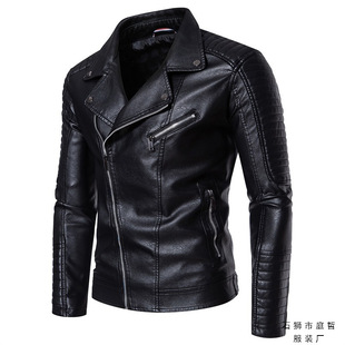 2025 New Men's Must-Have, Retro Cross-Border Leather Jacket, Lapel Design to Show Personality [Cross-Border E-Commerce