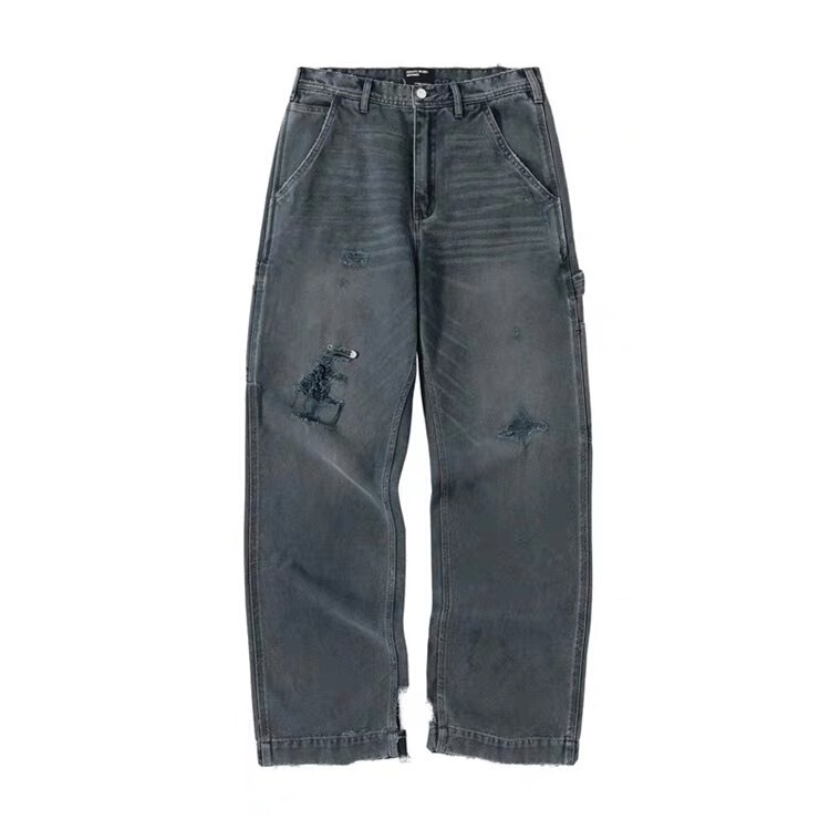 Enfants Riches Deprimes (Erd) Distressed Pin-Torn Loose Straight-Leg Jeans Enfants Riches Deprimes (Erd) Distressed Pin-Torn Loose Straight-Leg Jeans