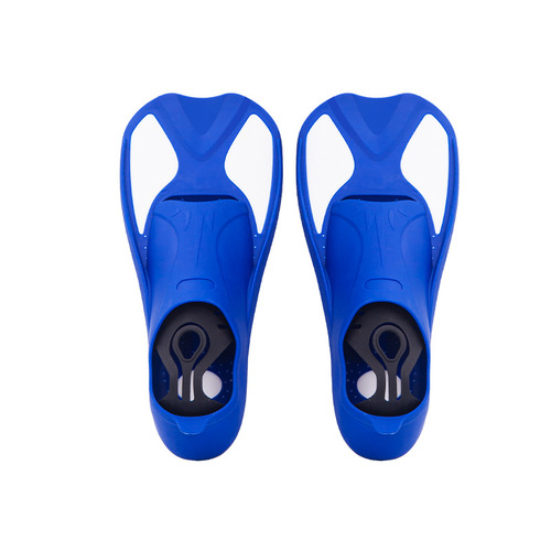Cross-border swimming training fin snorkeling adult and children diving frog shoes short mermaid fin freediving wholesale