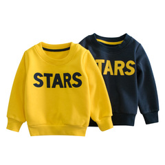 27kids brand children's clothing wholesale 2024 new autumn children's sweatshirts plus fleece sweaters baby clothes one piece consignment sale