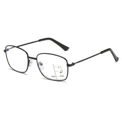 ブルーライト老眼鏡男自動ズーム漸進多焦点遠近両用老眼鏡疲れにくいメガネ