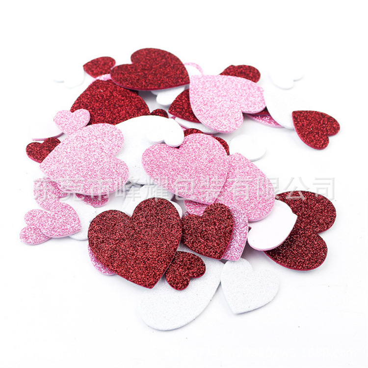 2mm幻彩亮色喷金粉墙体贴画装饰用棉 幼儿园手工DIY背胶EVA泡沫纸