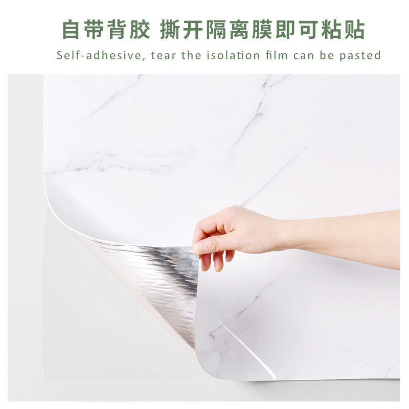 imitación de mármol azulejos de pared pegatinas de baño cocina impermeable 3D estereoscópio sala de estar TV fondo papel pintado autoadhesivo