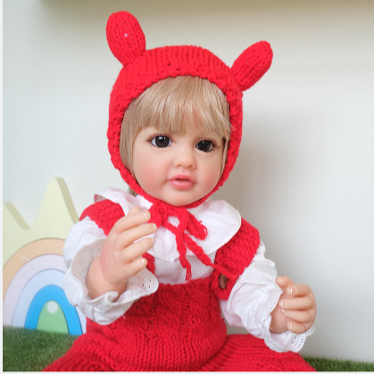 NPK bienes genuinos 55cm pegamento completo simulación muñeca Betty image 3