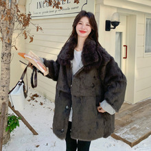 两面穿工装派克棉服女款2025冬季加绒加厚超好看的洋气派克服棉袄