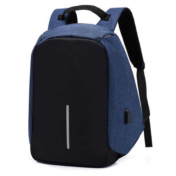 Mochila de negocios multifuncional de gran capacidad, casual, unisex, con puerto USB para carga, ideal para viajes al aire libre.