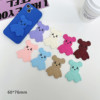 Factory direct provision of acrylic XX bears hand -sensing violent bears for multiple colors suitable for mobile phone shell jewelry DIY accessories