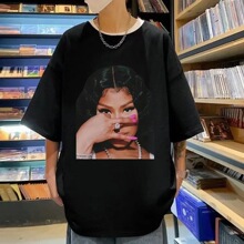 Hot Rapper Nicki Minaj Graphic T Shirts Men Women Hip Hop