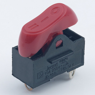 High-power electric hair dryer switch hair salon air duct hot and cold rocker boat switch 10/15A power key switch