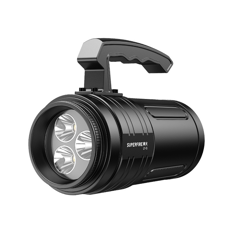 Shenhuo L1-S luz fuerte linterna de alta potencia mecha brillante LED reflector portátil fábrica al por mayor