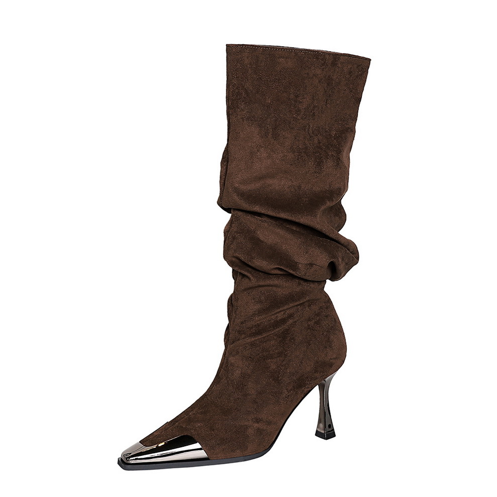 Women's Stiletto Pointed Toe Over The Knee High Riding Boots_voghion.com