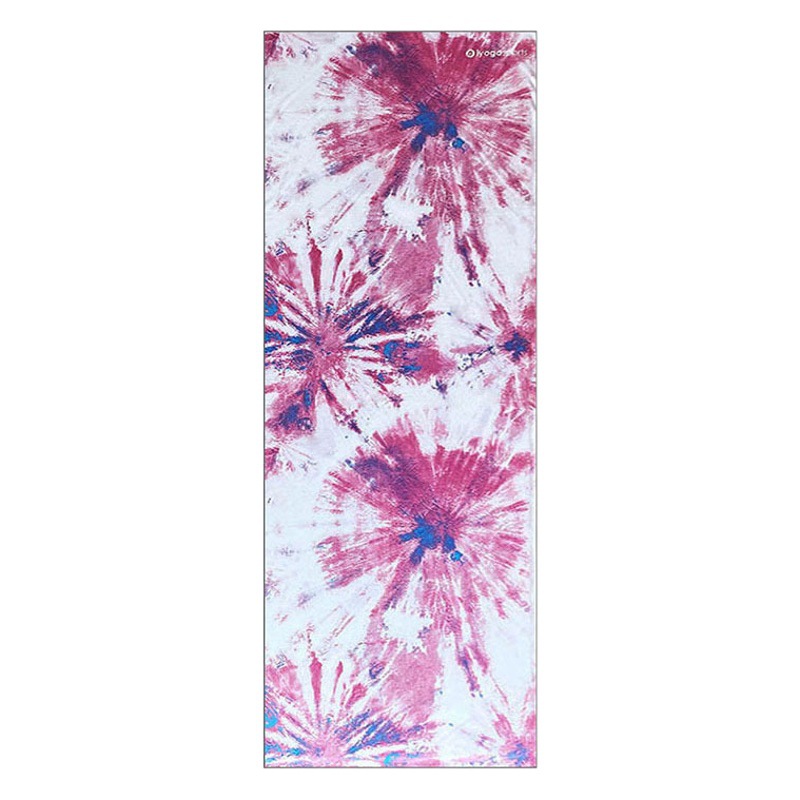 Tie-Dye Sweat-Absorbent Silicone Non-Slip Yoga Towel Fitness Blanket Tie Dye Infinity Yoga Towel
