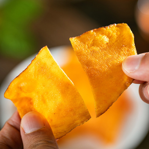 Crispy Sweet Potato Chips, Non-Carbonized Original Flavor Sweet Potato Crisps, Fried Sweet Potato Dried Noodles, Farmhouse Specialty Snacks