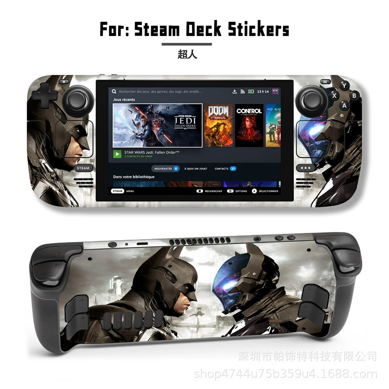 Подходит для наклейки Steam Deck, наклейка на Steam Deck Patch, Steam Panda, вручную, персональный пиксель