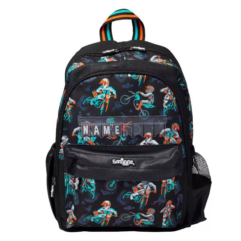 Australia Smiggle caricatura mochila de tamaño medio jardín de infantes mochila de hombro 3D con sombrero de caricatura
