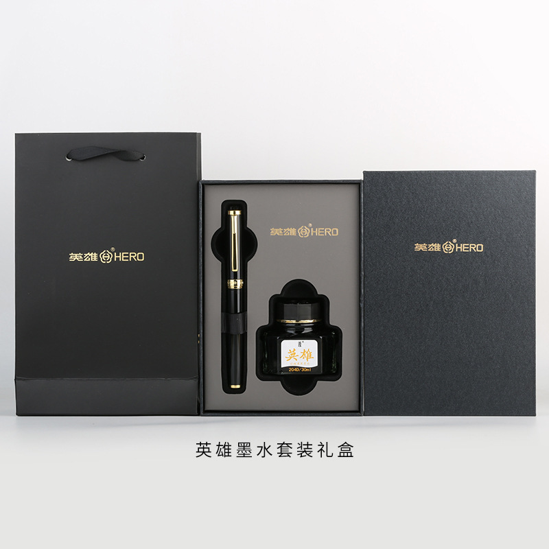 Hero 777 万年筆インクセット ギフトボックス イリジウムペン 会社のビジネスイベント 実用的な記念品 ギフトペン|undefined