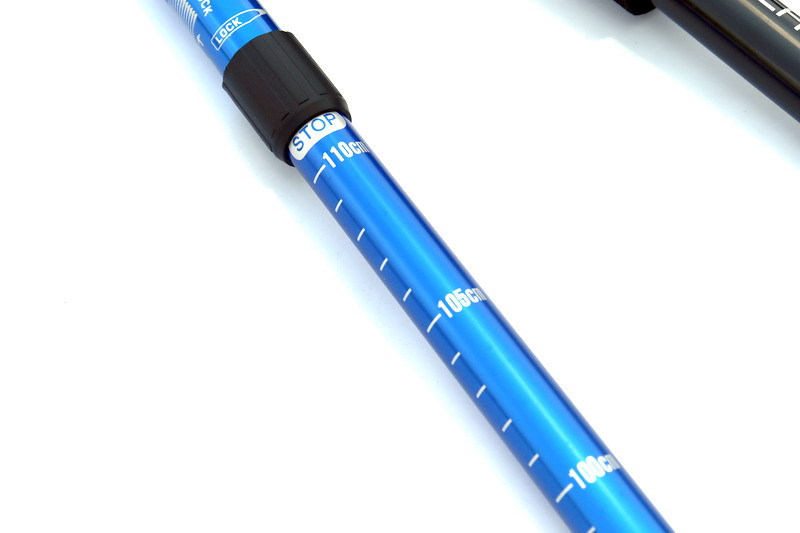 Băț de trekking telescopic din aluminiu pentru drumeții_voghion.com