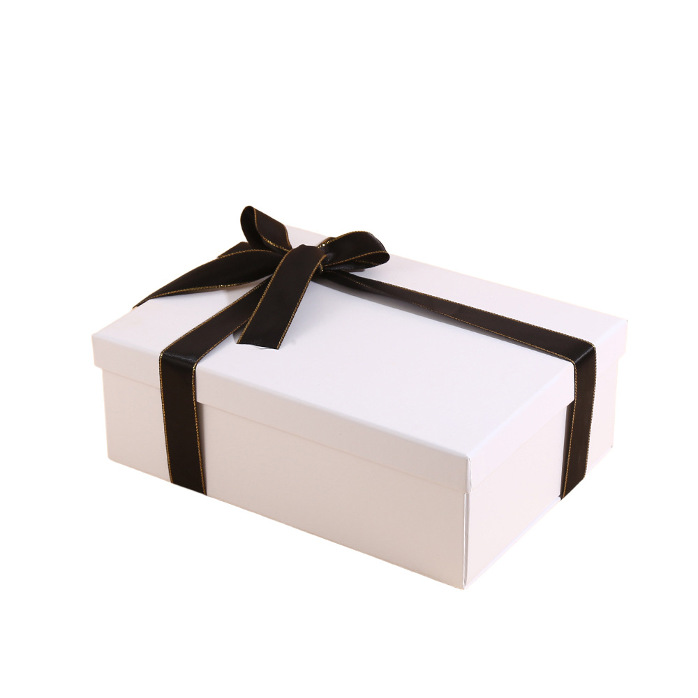 Caja de regalo plegable al por mayor Caja de regalo de la cubierta del cielo y la tierra Caja de embalaje de la cubierta del cielo y la tierra plegable de una pieza Fiesta del arco