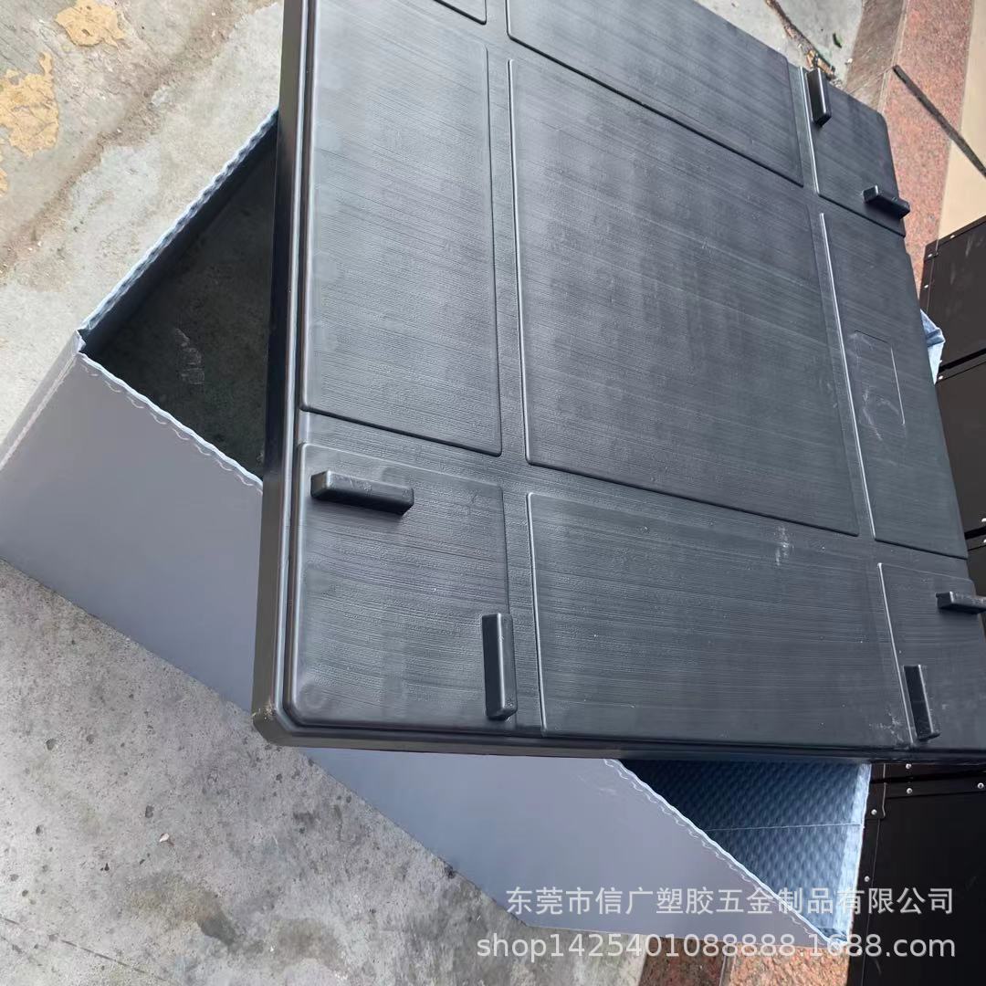 塑料围板箱天地盖九脚托盘卡板箱吹塑叉车围板箱塑胶物流周转箱