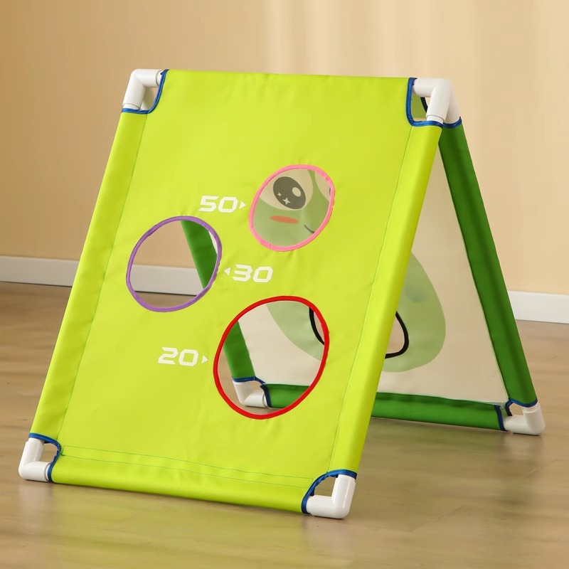 Entrenamiento de integración sensorial de jardín de infantes, juego de lanzamiento de sacos de arena, marco de juego, animal de dibujos animados, lanzamiento de sacos de arena, accesorios de juegos divertidos