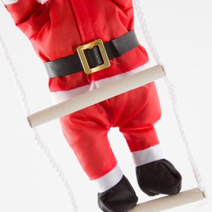 Amazon popular 25CM 1-Persona escalera Santa Claus colgante Santa Claus decoraciones ventas directas de la fábrica