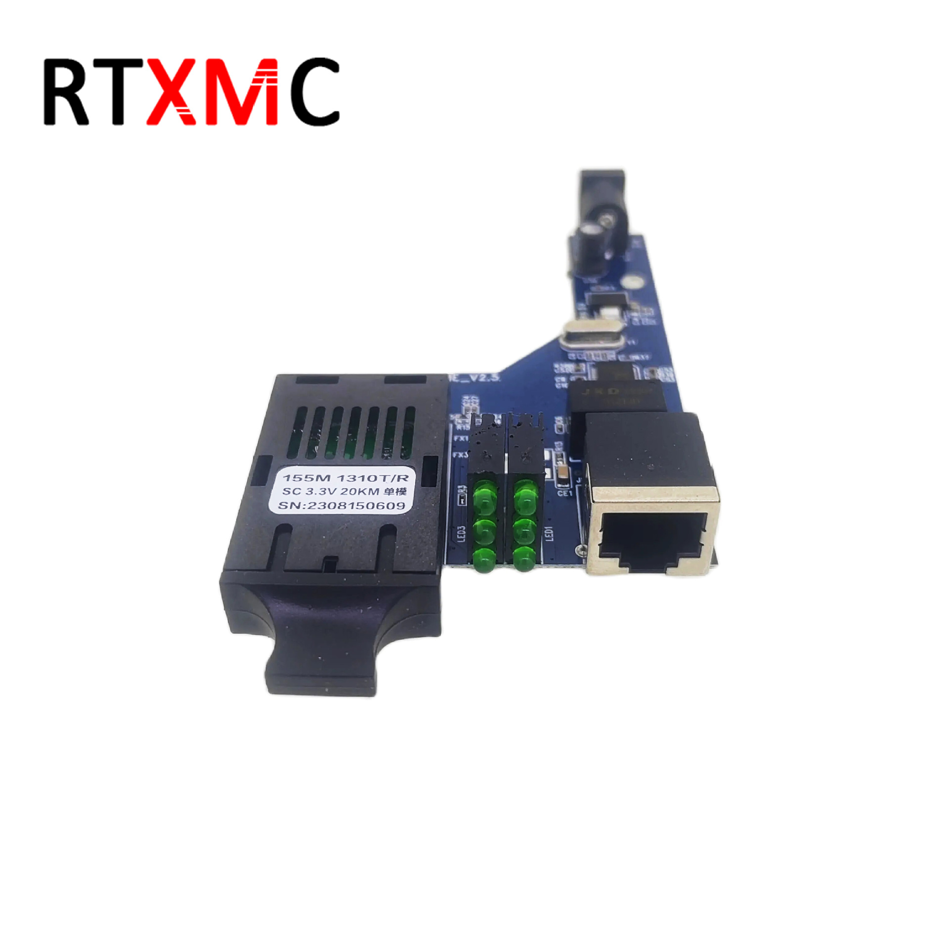 厂家批发Htb-1100s双芯光纤收发器百兆单模双纤光电转换器板Pcba