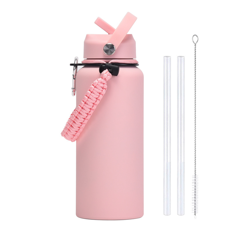 Stainless Steel Material Casual Solid Color Stainless Steel Water Bottles 1 Piece