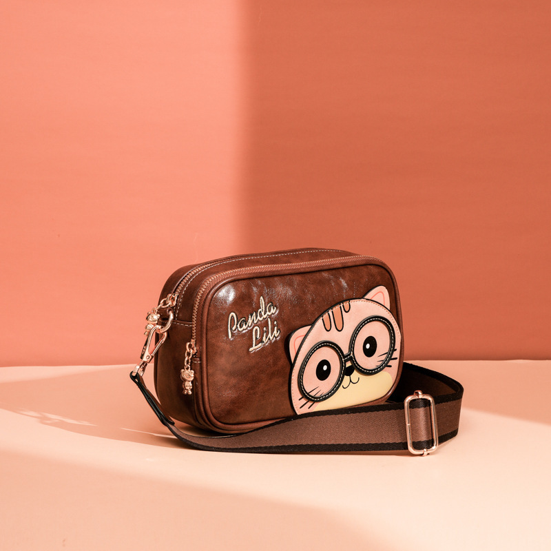2026 nuevo lindo bolso cuadrado de dibujos animados bolso de mujer bolso de moda bolso de teléfono móvil bolso de hombro bolso pequeño