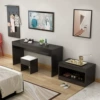 140 long black + side cabinet + stool
