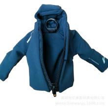 工装运动服饰品牌礼品定制钥匙扣企业发行纪念品迷你风衣外套挂件