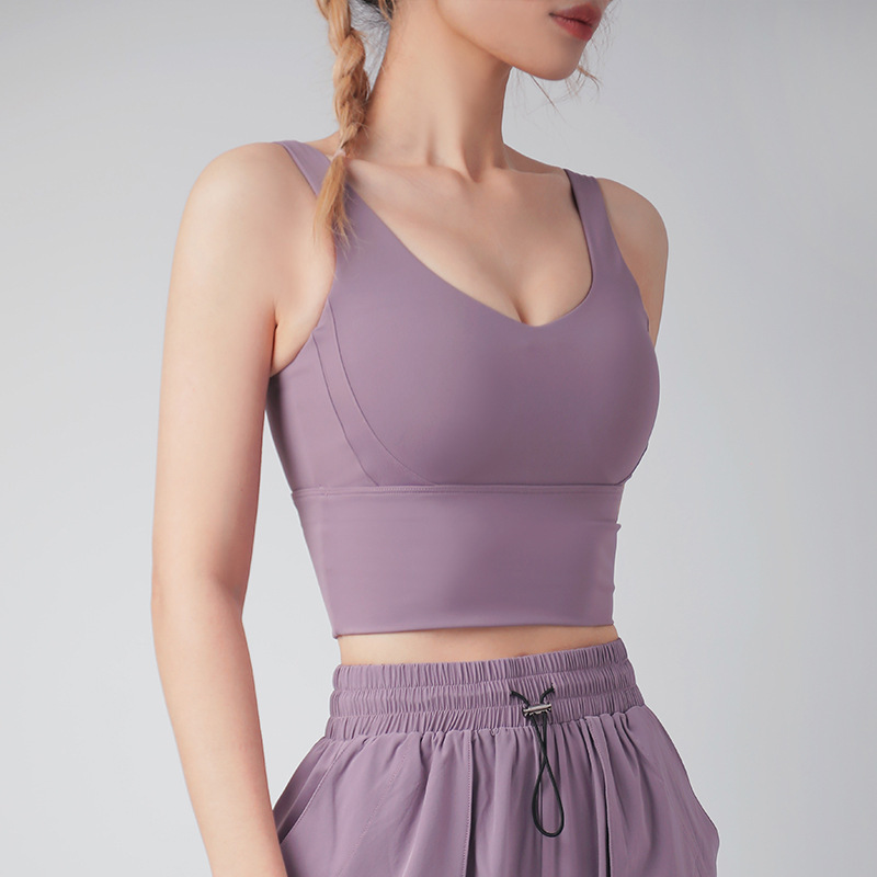 One-piece Sports Underwear High Strength Shockproof Yoga Vest High Waist Loose Pants Women's Casual Pants Fitness Suit