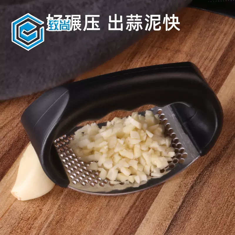 加厚手动不锈钢压蒜器搅蒜泥神器剥蒜臼捣蒜器打蒜厨房小工具批发