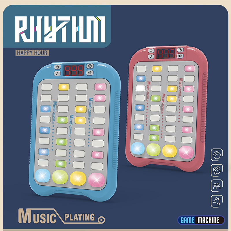 국경 간 교육 장난감 지능형 리듬 마스터 게임 기계 음악 감압 프레스 음악 어린이 장난감 제조 업체