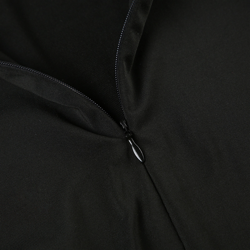 Women Clothing Spring Autumn Long Sleeve Reverse Car Split Zipped round Neck Casual Sports Jumpsuit Shorts