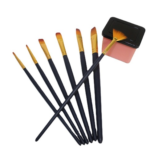 Factory wholesale 012684 multifunctional pens nylon bristle hook line gouache acrylic watercolor wolf hair oil paint brush