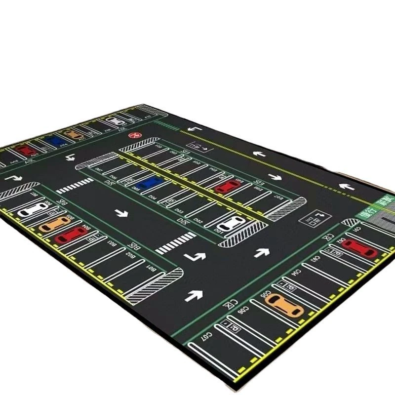 Детская игрушка, игровая коврика для ползания, карточка, транспорт, парковка, масштаб 1:32