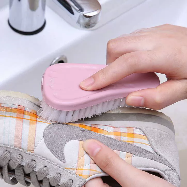 Cute soft shoe brush for laundry, washbasin