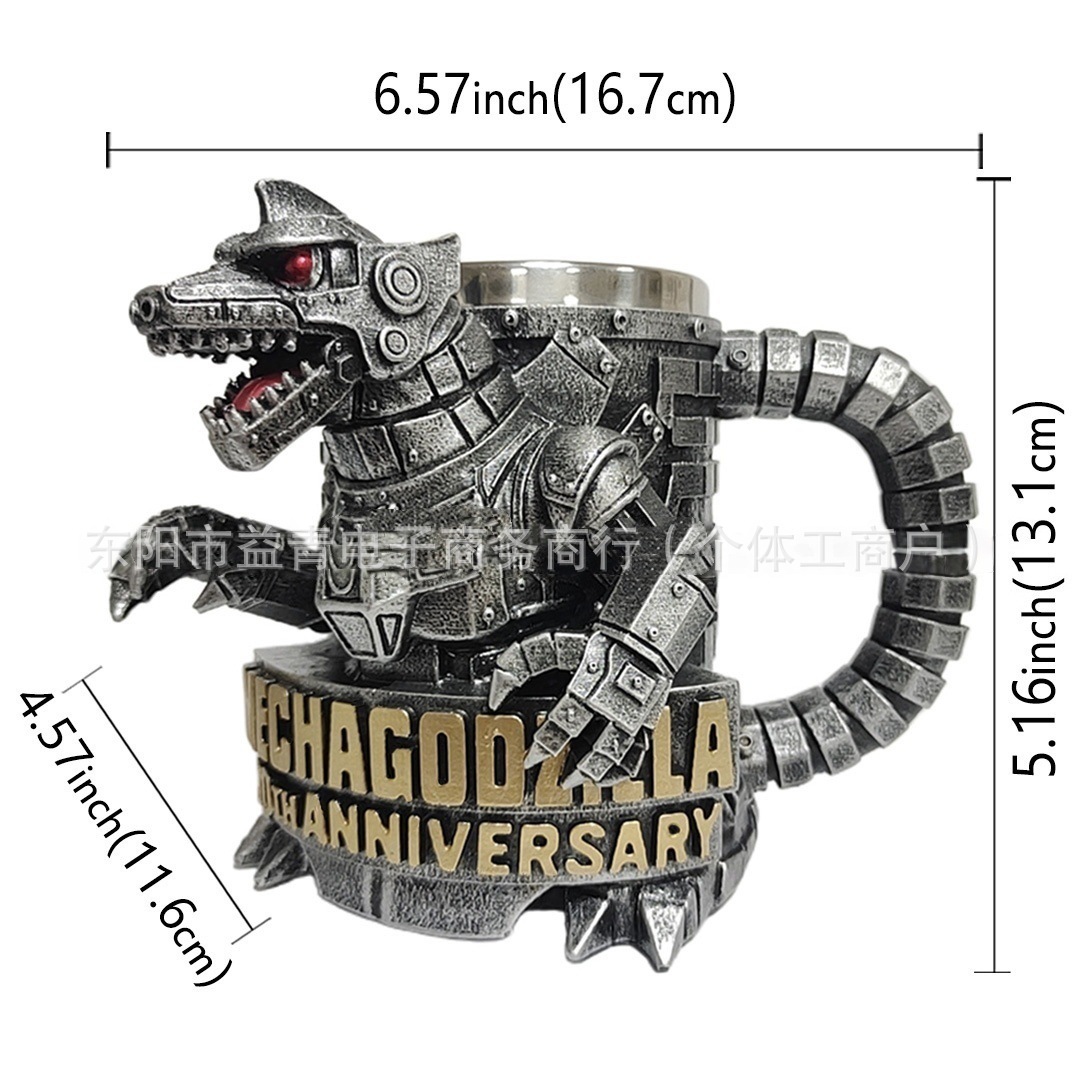 Cross-border Dual Dragon Collector 's Mug Retro Caza de perro Duck Coffee Mug Hunter