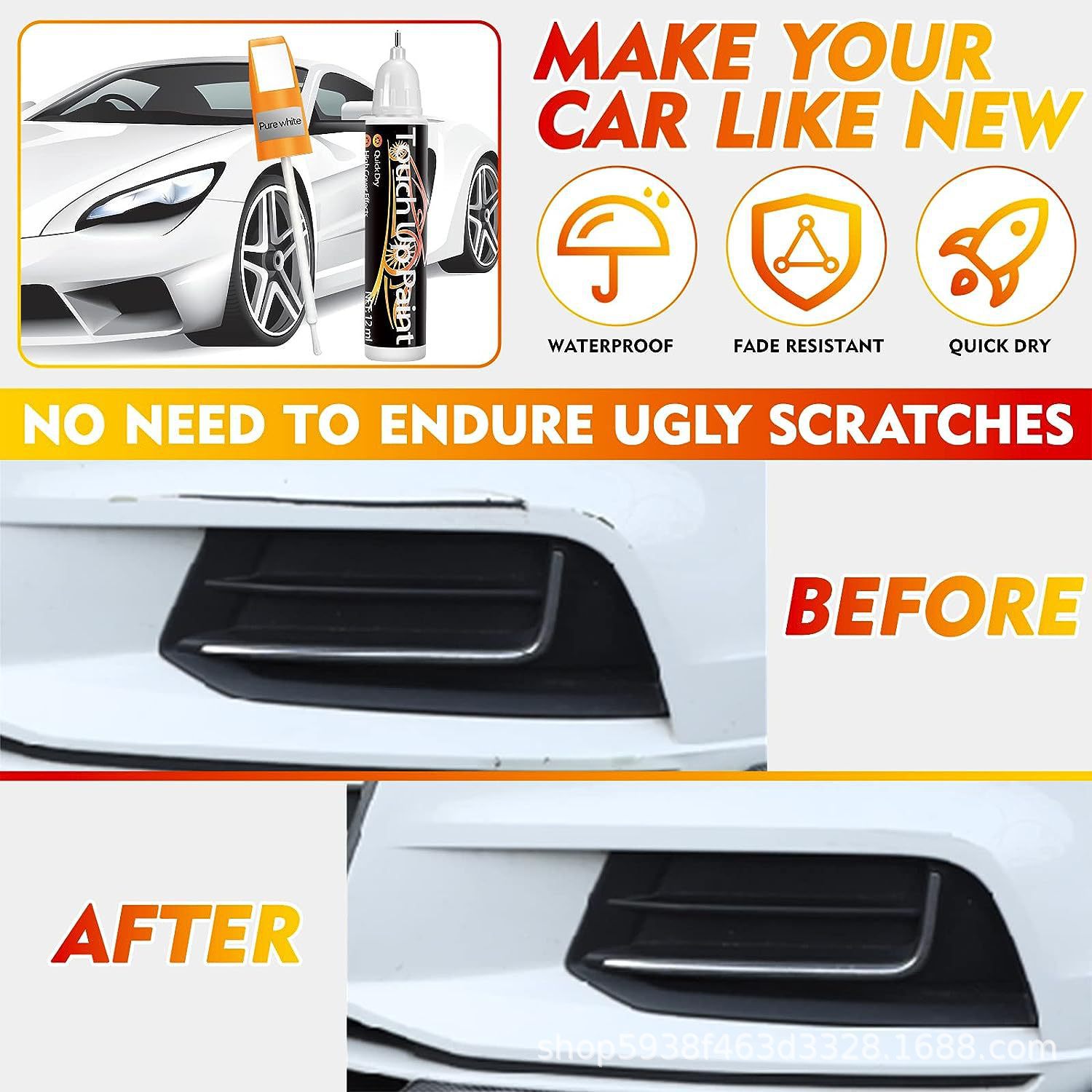 Cross-border Explosions Touch Up Paint for Cars Car Paint Remover Deep Scratch Quick Remover