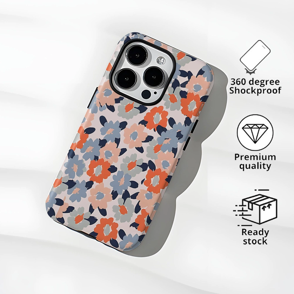 Apple, мобильный телефон, защитный чехол, iPhone 15, чехол, (Cross-border trading), iphone, цветочный принт, 14promax