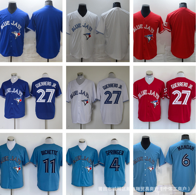 In-Stock Baseball Jerseys Blue Jays Baseball Jersey Toronto Blue Jays Embroidered Baseball Jersey In-Stock Baseball Jerseys Blue Jays Baseball Jersey Toronto Blue Jays Embroidered Baseball Jersey