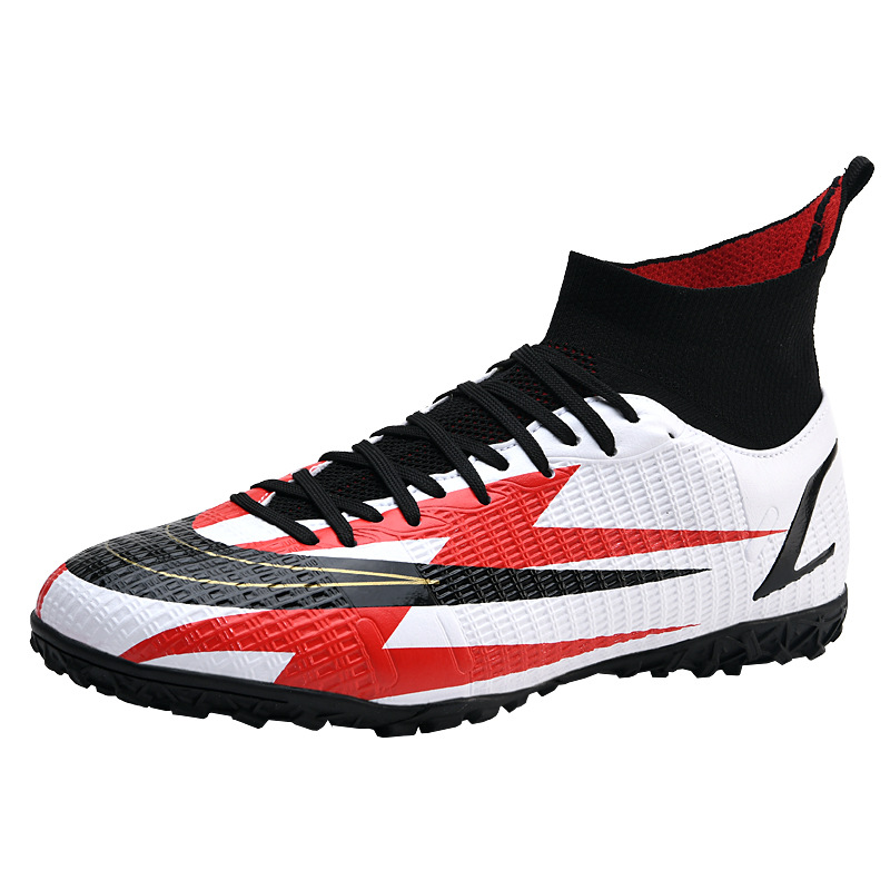 Binbinniao más tamaño de los nuevos hombres de fútbol transpirable zapatos de fútbol de hierba de Interior de uñas largas y cortas zapatos de fútbol