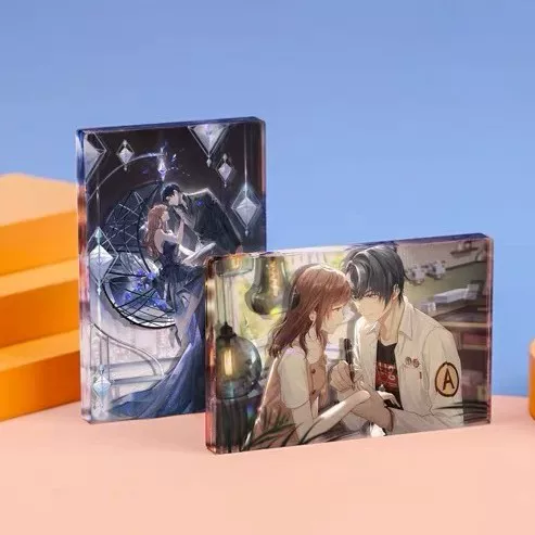 Acrylic card bricks cartoon anime two-dimensional star DIY personalized gift desktop decoration custom-made