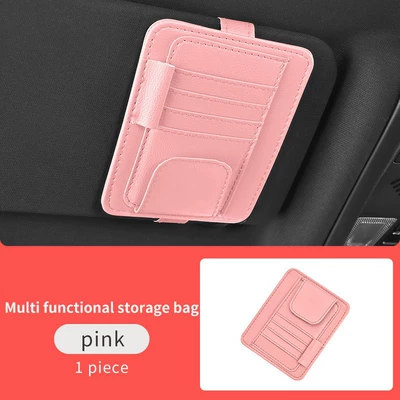 document holder, storage clip, lychee – Car Glasses Clip/Bill Clip - pink-bill-holder