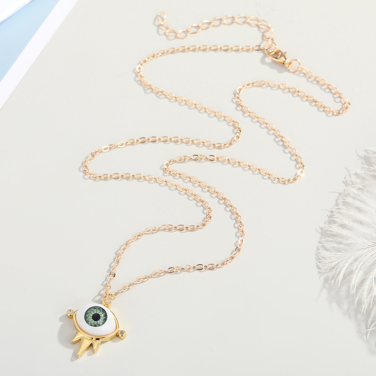 6g Weight Necklace Classification Fashion Geometric Alloy Wholesale Pendant Necklaces