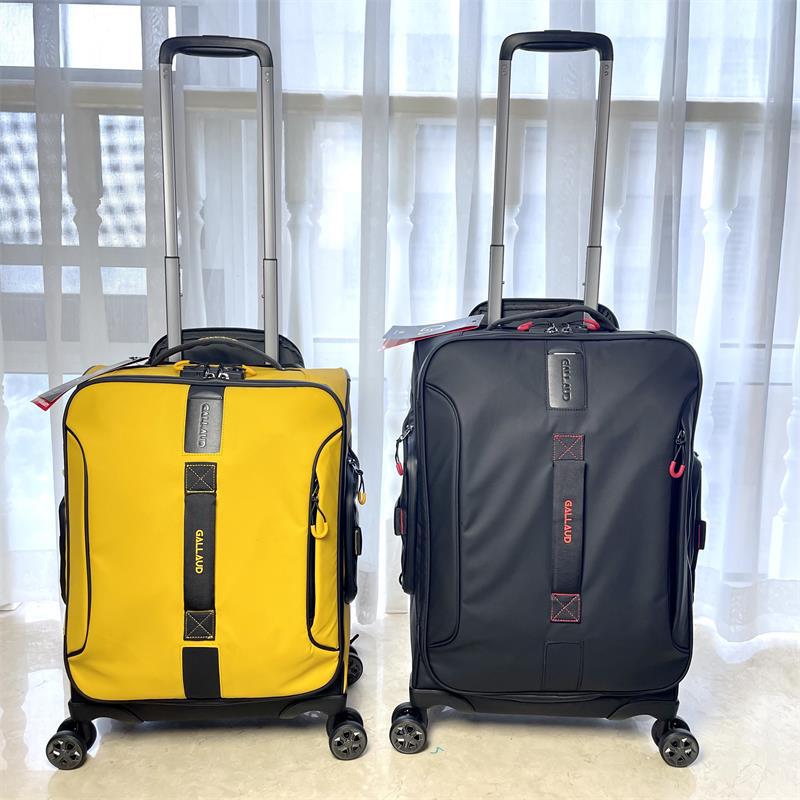 Waterproof coated trolley backpack, large capacity travel bag, outdoor luggage bag, combination lock, waterproof zipper case